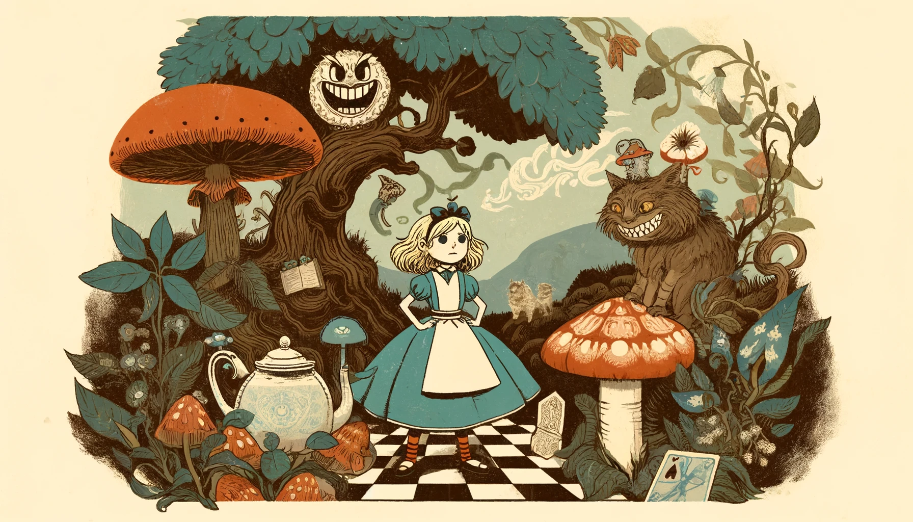 Alice in Wonderland Banner